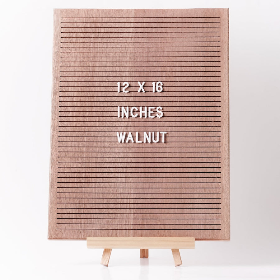 Walnut Wooden Letter Board