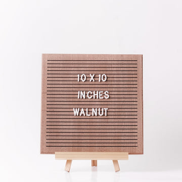 Walnut Wooden Letter Board